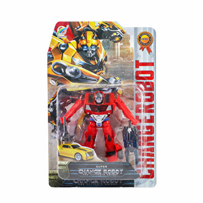 Mega Dönüşen Change Robot Kırmızı