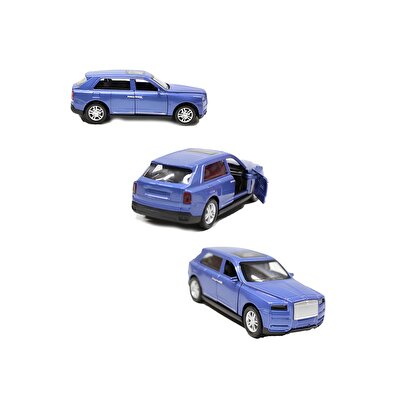 Sesli Işıklı Metal Çek Bırak Jeep Mor