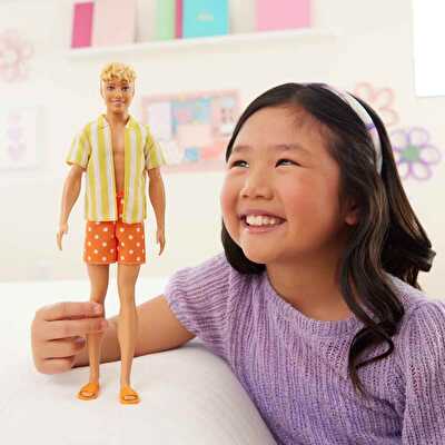 Barbie Fashionistas Bebekler Sörf Yapan Ken Bebek JJN66
