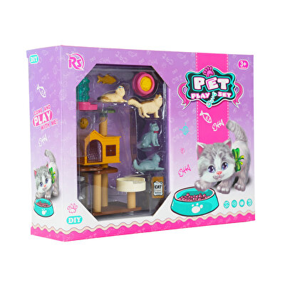 Evcil Hayvan Yavru Kedi Oyun Seti