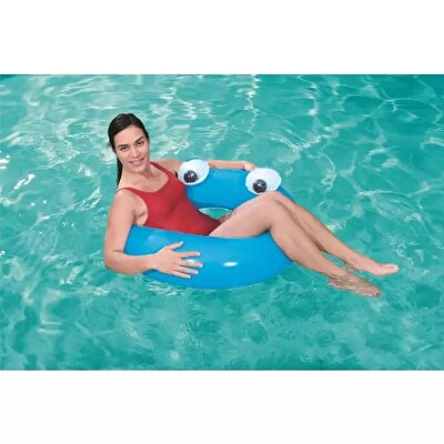 Bestway Gözlü Mavi Yüzme Simidi 91 Cm