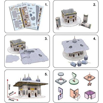 Cubic Fun 3D Puzzle 73 Parça III. Ahmet Çeşmesi