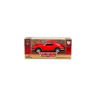 Die Cast 1:32 Retro Spor Araba Kırmızı