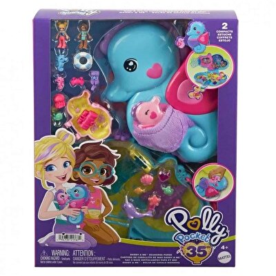Polly Pocket Çanta Olabilen Micro Oyun Setleri Seahorse Purse HPW03