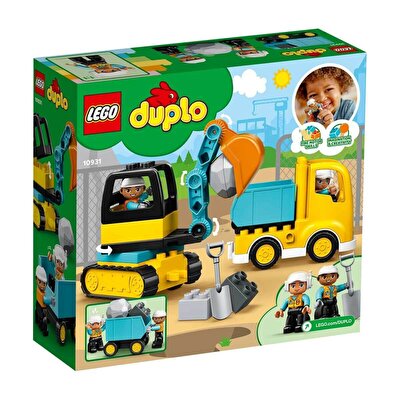 LEGO Duplo Kamyon ve Paletli Kazıcı 10931