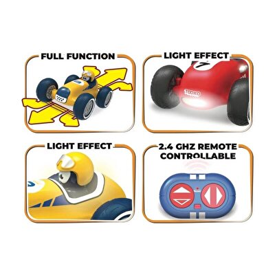 Tooko Uzaktan Kumandalı İlk Vintage Yarış Arabam Sarı