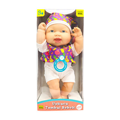 Baby Gadi Türkçe Konuşan Tombul Kel Bebek Mor