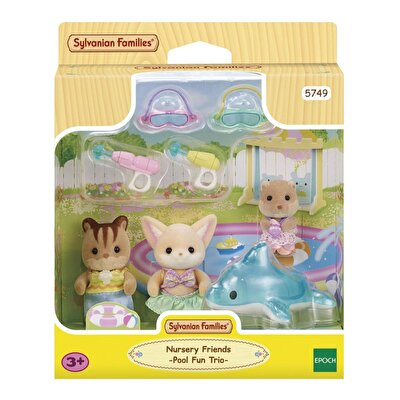 Sylvanian Families Anaokulu Arkadaşları Havuz Eğlencesi Üçlüsü