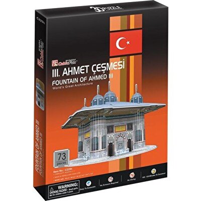 Cubic Fun 3D Puzzle 73 Parça III. Ahmet Çeşmesi