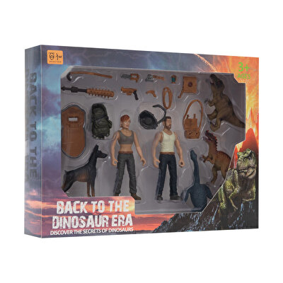 2'li Figürlü Dinozorlu Savunma Seti