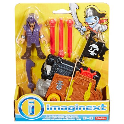 Imaginext Korsan Figürleri Davey Jones ve Triple Cannon DHH74
