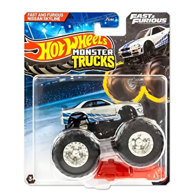 1:64 Hot Wheels Monster Trucks Arabalar Fast and Furious Nissan Skyline JDP79