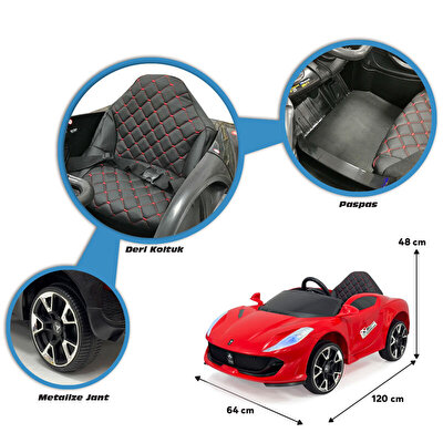 Favori Gt 12 Volt Akülü Araba Kırmızı