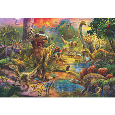 Anatolian 500 Parça Puzzle Dinozor Krallığı