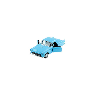 Die Cast 1:32 Klasik Çek Bırak Araba Mavi