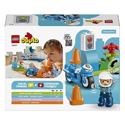 LEGO DUPLO Kasabası Mavi Polis Motosikleti 10471