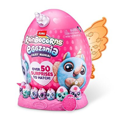 Rainbocorns Eggzania Fairy Peluş Sürpriz Paket Turuncu Kanat 92106