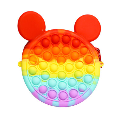 Gökkuşağı Pop It Çanta 12.5 cm.