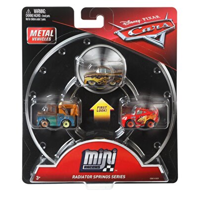 Cars Mini Karakter Arabalar Üçlü Paket