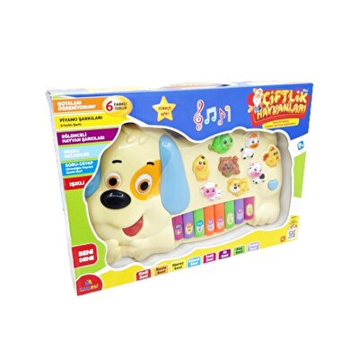 Türkçe Hayvan Sesli Köpek Görünümlü Piyano