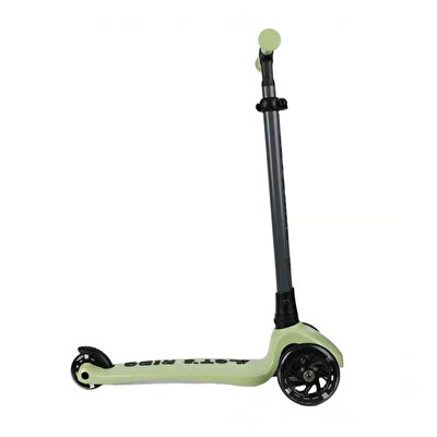 Let's Ride Two Işıklı Katlanabilir 3 Tekerlekli Scooter Yeşil