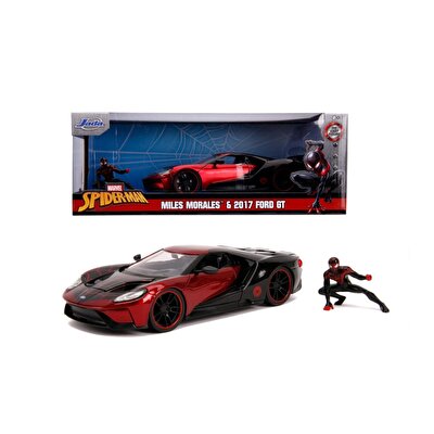 Jada Marvel's Spider-Man: Miles Morales 2017 Ford GT Araç ve Figür
