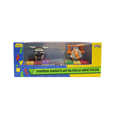 Harika Kanatlar Bloklu Mini Figür Bello ve Albert 2'li Set