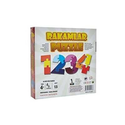 Mr. Toys Puzzle 50 Parça Rakamlar Puzzle