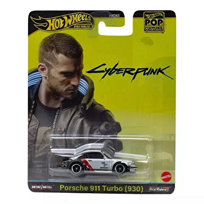 Hot Wheels Pop Culture Premium Arabalar Cyberpunk 2077 Porsche 911 Turbo (930) HXD95