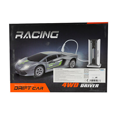Şarj İstasyonlu Uzaktan Kumandalı Drift Siyah Araba