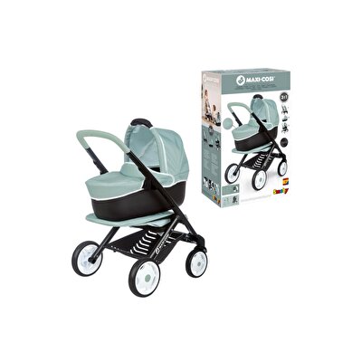 Smoby Maxi Cosi & Quinny Gri 3'ü1 arada Oyuncak Bebek Arabası
