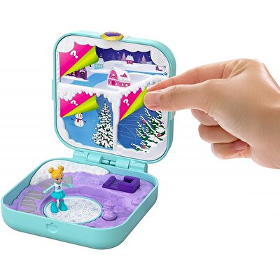Polly Pocket Sürprizlerle Dolu Oyun Setleri Kar Temalı Peri Masalı GDL85
