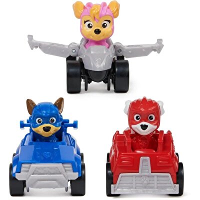 Paw Patrol Pup Squad 3'lü Mini Figür Araçlı Seti