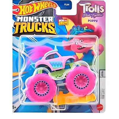 Hot Wheels Monster Trucks 1:64 Arabalar Trolls Bard Together Poppy HKM46