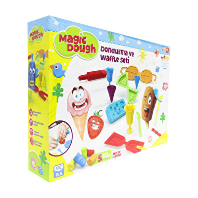 Magic Dough Dondurma ve Waffle Hamur Kutusu Seti̇