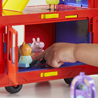 Peppa Pig 2'si 1 Arada Parti Otobüsü F8881