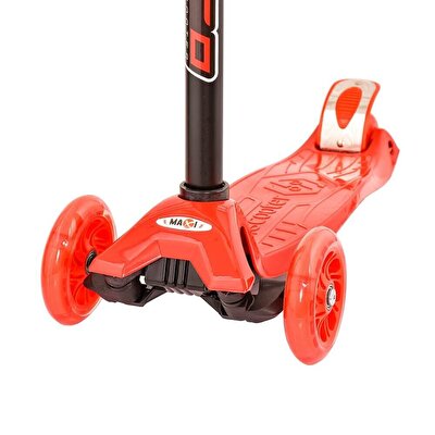 Maxi Işıklı Scooter Kırmızı