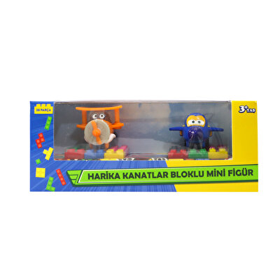 Harika Kanatlar Bloklu Mini Figür Jerome ve Albert 2'li Set