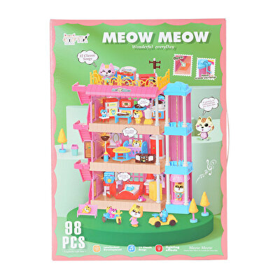 Meow Kedi Bebek Evi Oyun Seti