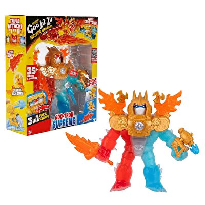 Sesli ve Işıklı 3'ü 1 Arada Goojitzu Meteor Madness Goo Tron Supreme Figürü 43028