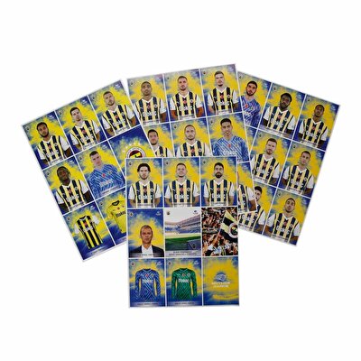Fenerbahçe 2023/24 Sezon Dev Poster ve Çıkartma Seti
