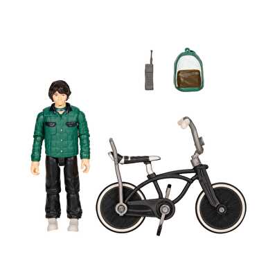 Stranger Things Mike With Bike 10 cm Figür ve Bisiklet Seti