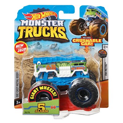 Hot Wheels Monster Trucks 1:64 Arabalar Alarm 5 GNN22