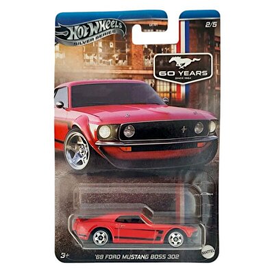 Hot Wheels Silver Series Araba 69 Ford Mustang Boss 302 JBY51