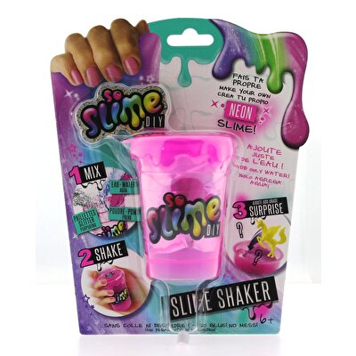 Neon Pembe Slime Shaker Rainbow Tekli Paket