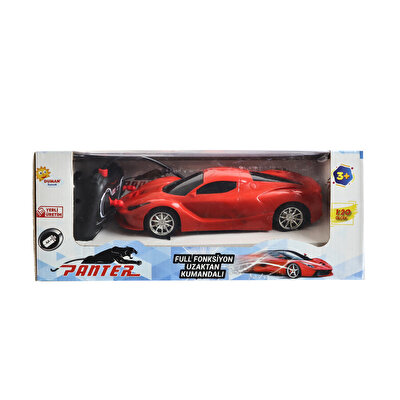 1:20 Full Fonksiyon Pilli Kırmızı Panter Kumandalı Araba