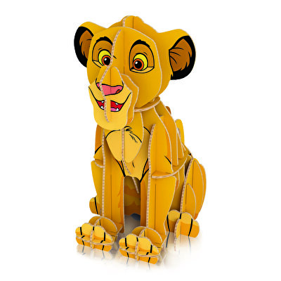 Clementoni 104 Parça Puzzle ve 3D Model Lion King