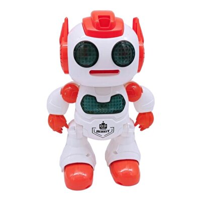 Uzaktan Kumandalı Sesli Disk Atan Robot Turuncu