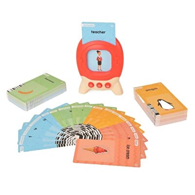 Öğretici İngilizce Konuşan Flash Kartlar Kırmızı