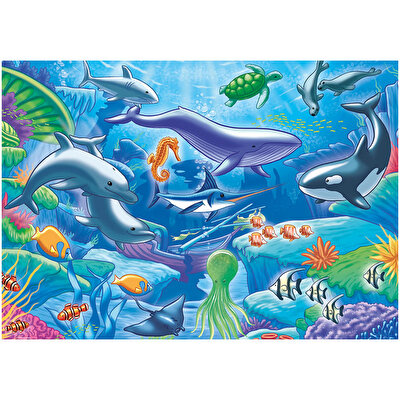 Ks Puzzle Life In The Ocean Jumbo Boy Puzzle 50 Parça
